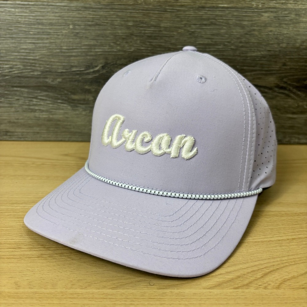 Arcon Hat Cap Snap Back Purple‎ Trucker Breathable Richardson Adjustable